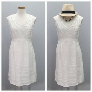 BODEN LIMITED EDITION LINEN DRESS, SIZE 6